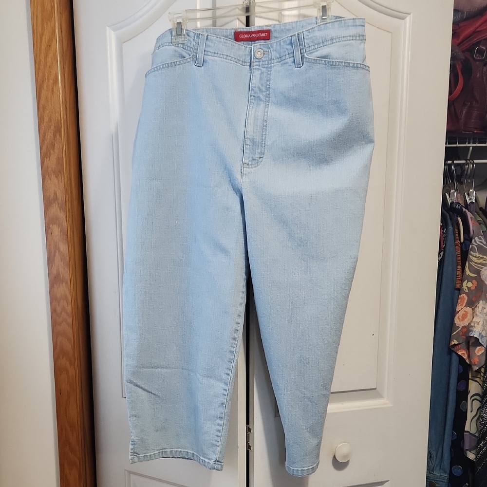 Gloria Vanderbilt Sky Blue Denim Pants